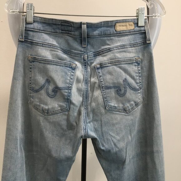 AG ADRIANO GOLDSCHMIED 5 Pocket Light Wash FARRAH High Rise Ankle Skinny Jeans - Picture 9 of 10